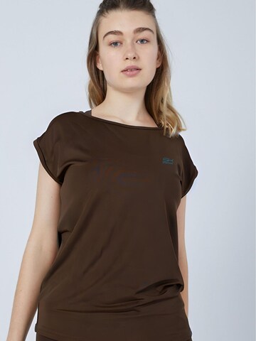 SPORTKIND Functioneel shirt 'Loose Fit' in Bruin