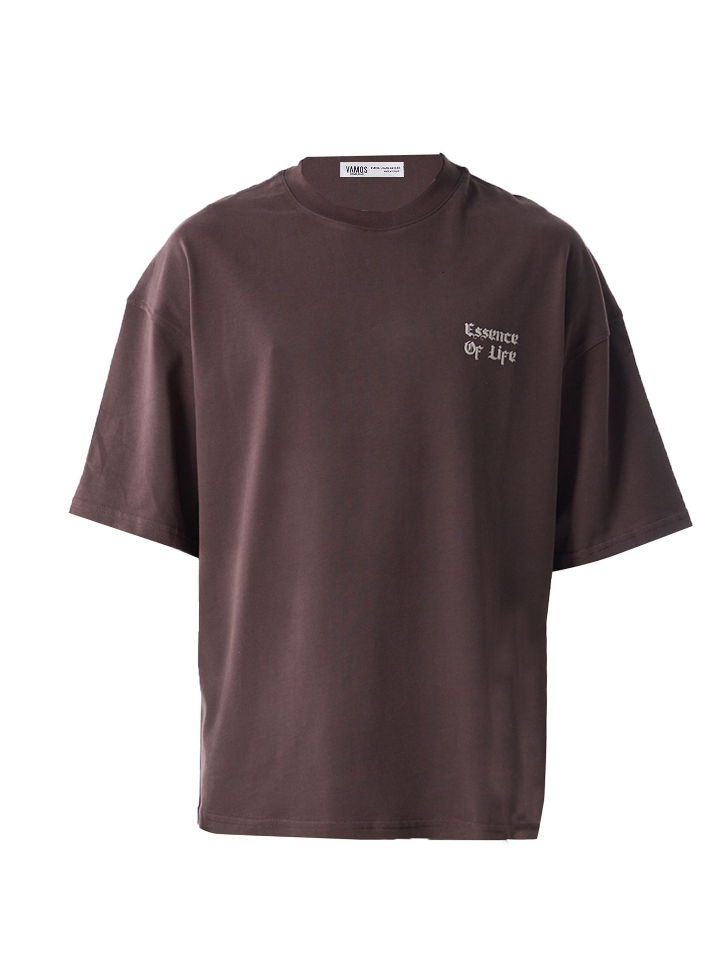 brūns VAMOS CLO T-Krekls 'Mallow': no priekšpuses