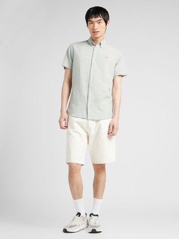 žalia JACK & JONES Priglundantis modelis Marškiniai 'SUMMER'