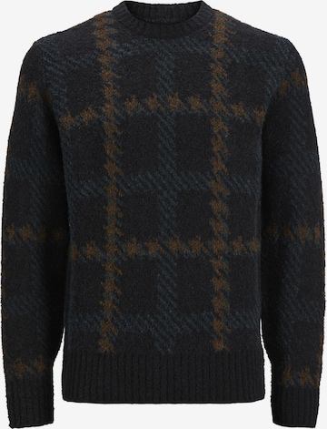 JACK & JONES Sweater in Black: front