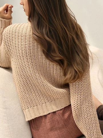 Hiccup Gebreid vest in Beige