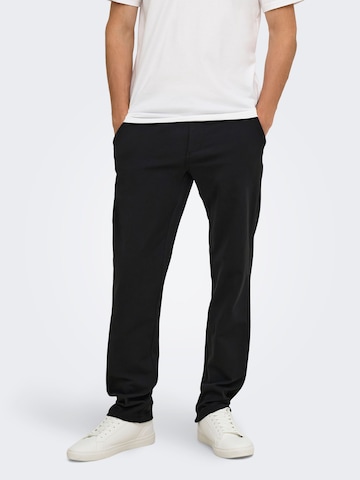 Only & Sons Regular Chino Pants 'WEFT ' in Blue: front