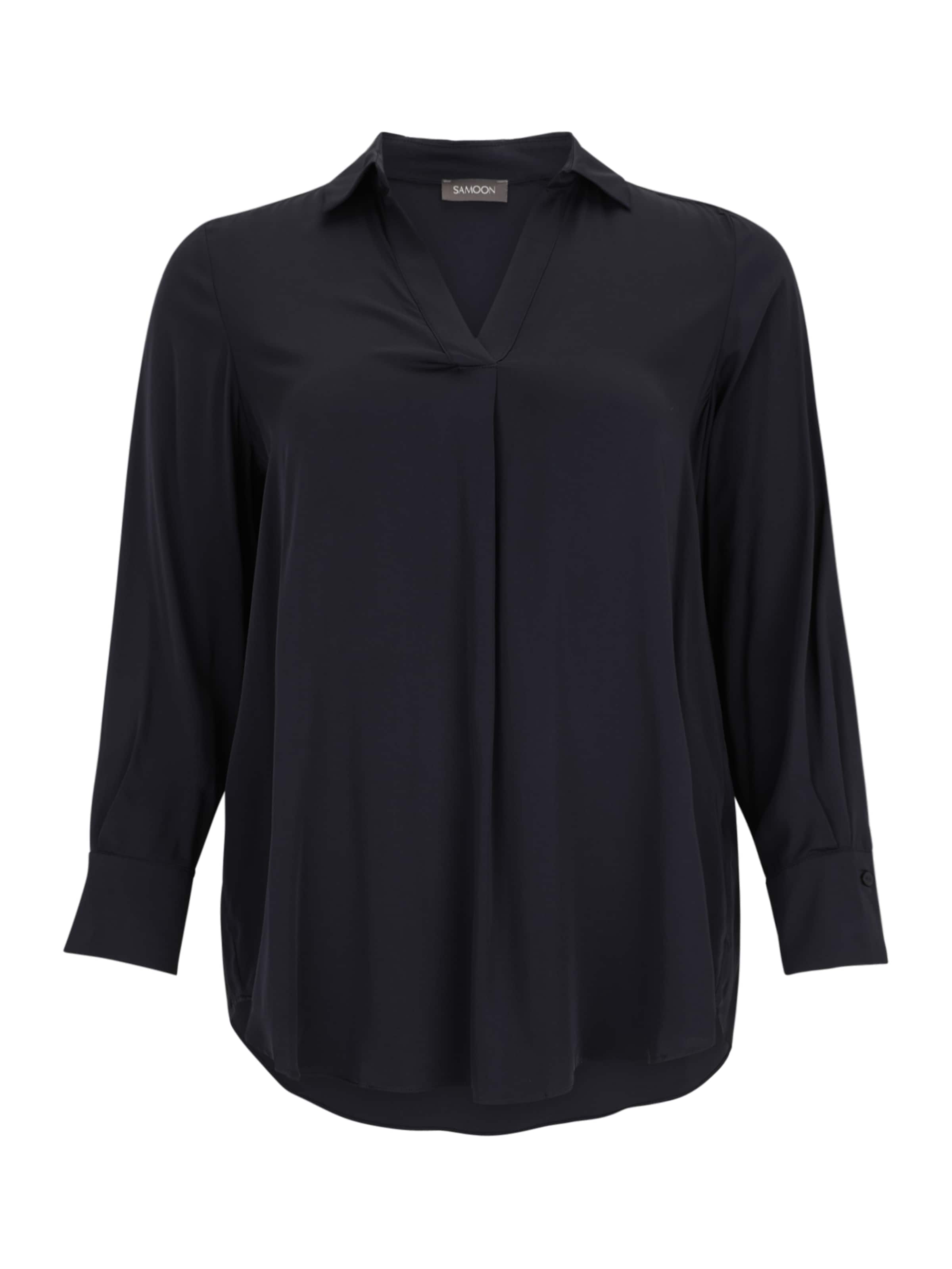 SAMOON Blouse in Blauw: voorkant