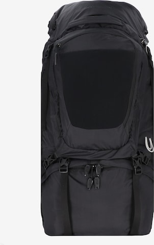 JACK WOLFSKIN Sports Backpack 'Denali 65+10' in Black: front