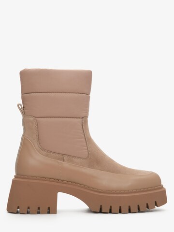 Estro Boots '09-2974'‌‌‌‌‌‌‌‌‌ in Braun: Vorderseite