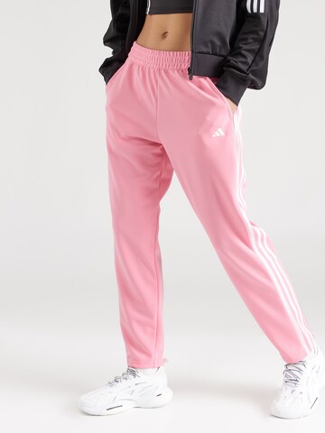 ADIDAS PERFORMANCE Tapered Sportbyxa 'ES 3S' i rosa: framsida