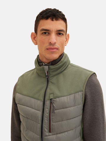 Gilet TOM TAILOR en vert