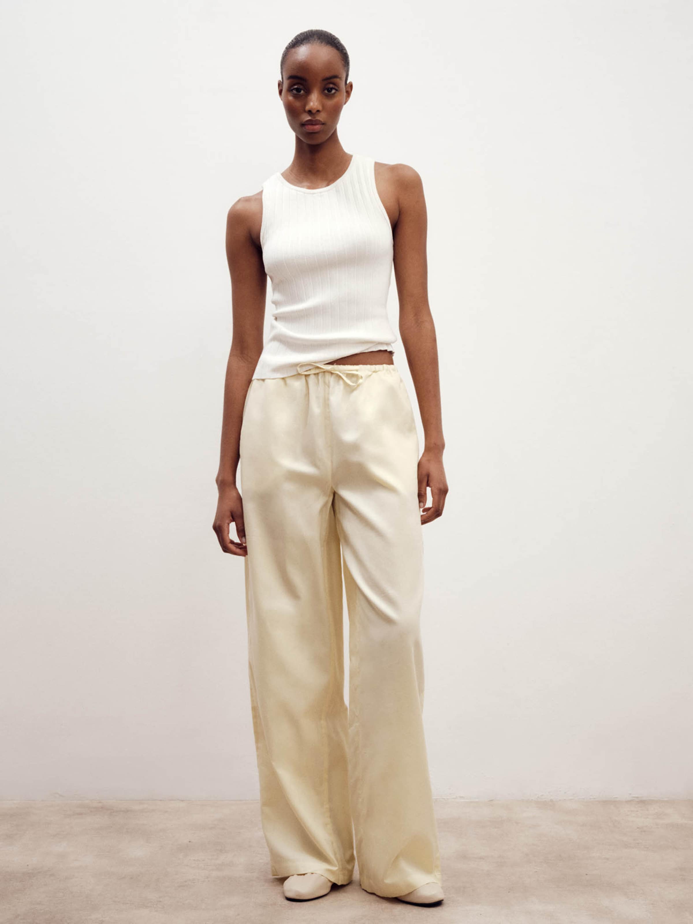 【LUV IS TRUE】25ss [MARIE] COTTON PANTS 83a08be8e46c6fe0ad9a667bc7ce14