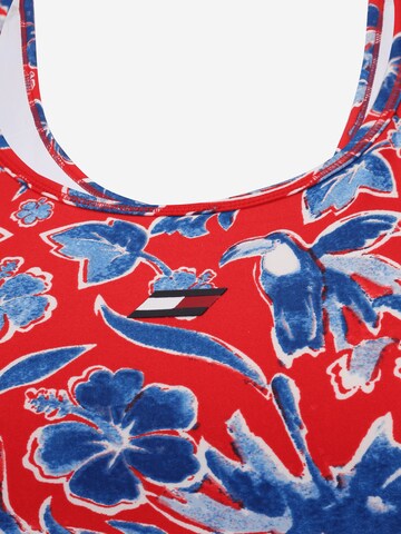 Bustino Reggiseno di Tommy Hilfiger Curve in rosso