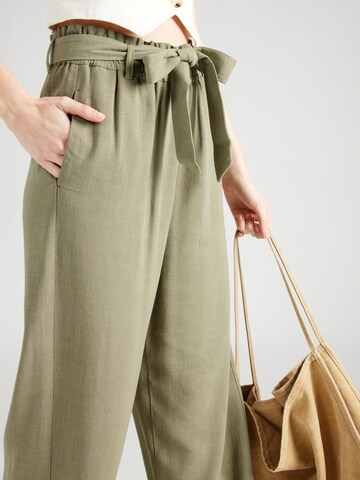 ONLY Wide leg Broek 'SIESTA' in Groen