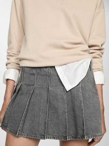 MANGO Skirt 'JEN' in Grey: front