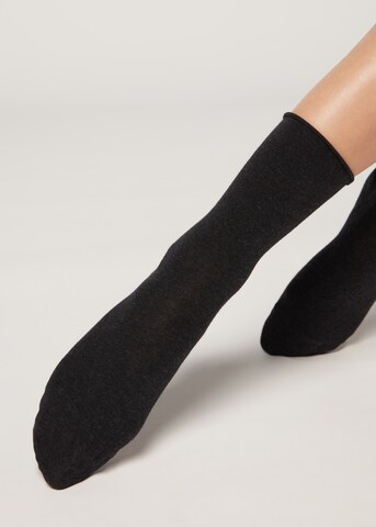 CALZEDONIA Socken in Grau: Vorderseite