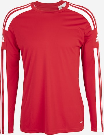 ADIDAS SPORTSWEAR - Camisa funcionais 'Squadra 21' em vermelho: frente