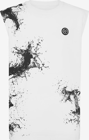 Plein Sport Top 'Splash' in Weiß: Vorderseite