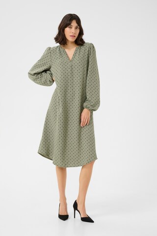 Kaffe - Vestido en verde: frente