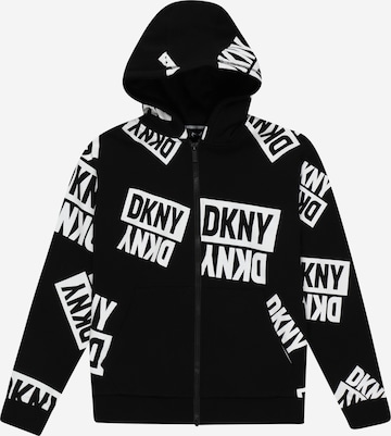 DKNY Sweat jacket in Black: front