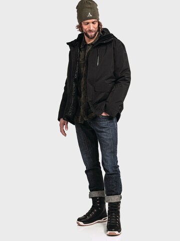 Schöffel Outdoorjas 'Barth' in Zwart