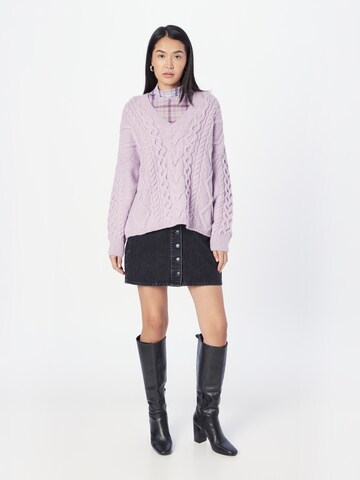 Mavi Sweater in Purple: front