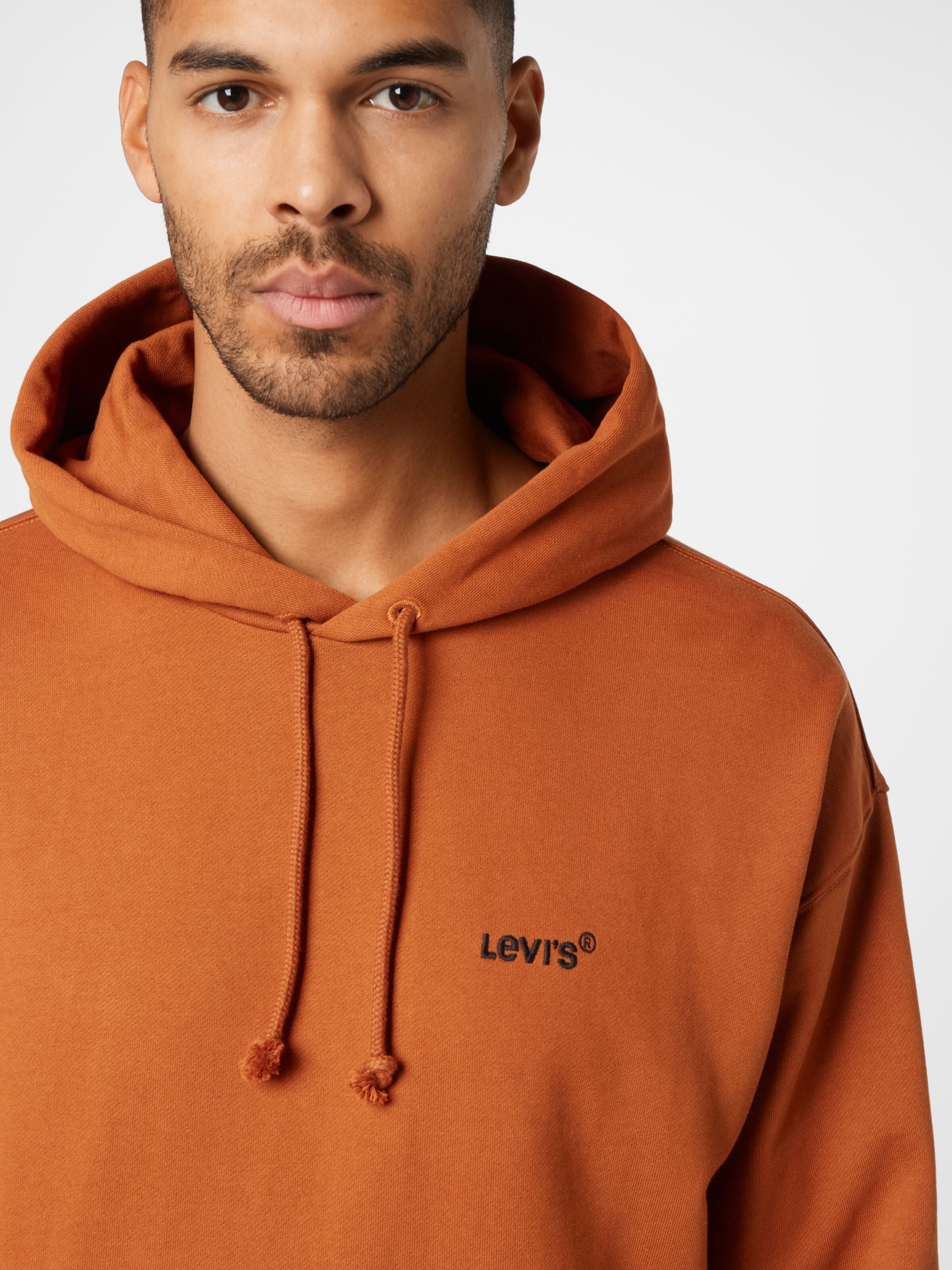 Männer Sweat LEVI'S Sweatshirt in Cognac - GH84015 Männer Sweat LEVI'S Sweatshirt in Cognac - GH84015