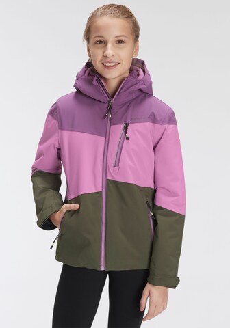 KILLTEC Outdoorjacke in Lila: Vorderseite