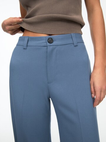Loosefit Pantalon à plis Pull&Bear en bleu
