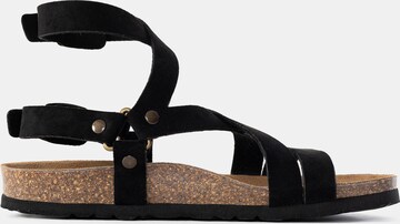 Bayton - Sandalias con hebilla 'Armidale' en negro