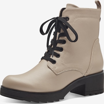 Bottines à lacets MARCO TOZZI en beige : devant