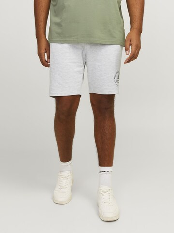 Jack & Jones Plus Loosefit Broek 'JPSTSWIFT' in Grijs: voorkant