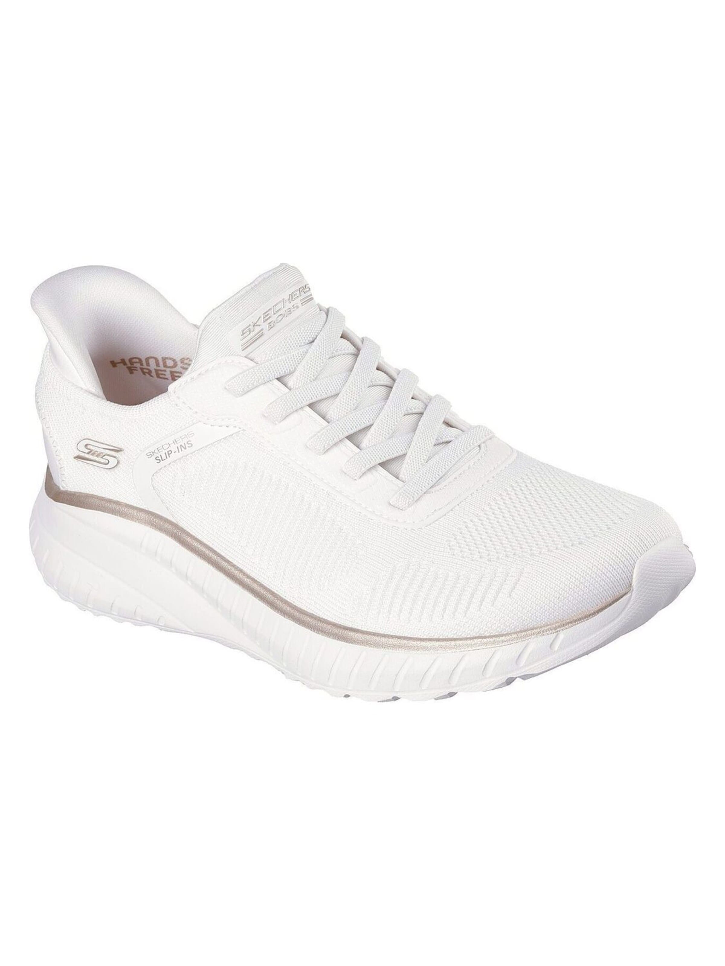 SKECHERS Sports shoe 'Bobs Squad Chaos - C' in White: front