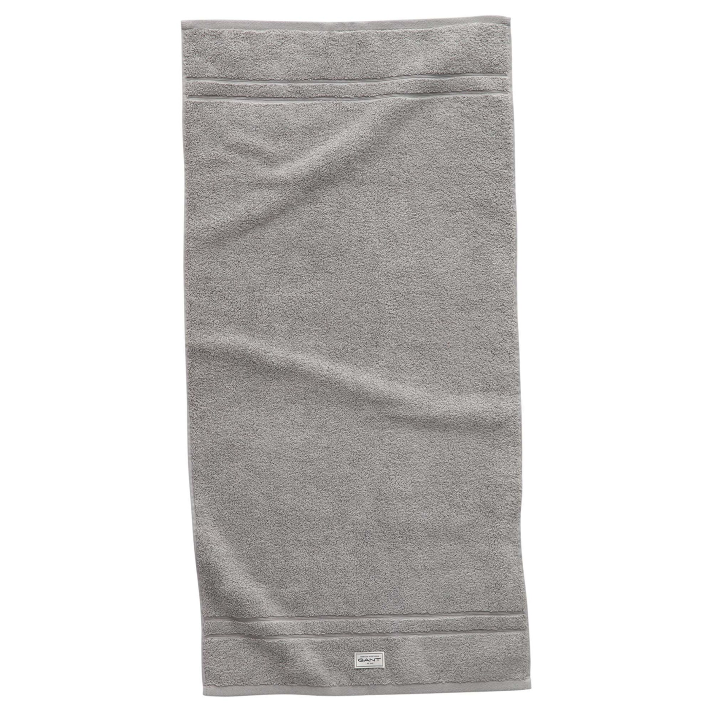 GANT Towel in Grey: front