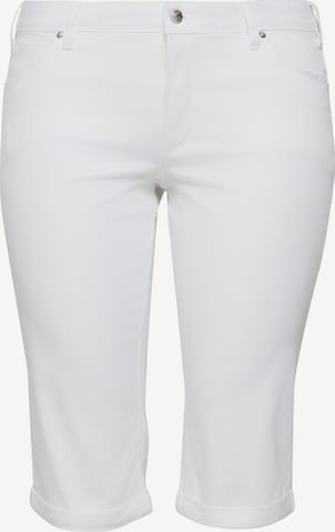 QS Slimfit Jeans 'Catie' in Weiß: Vorderseite