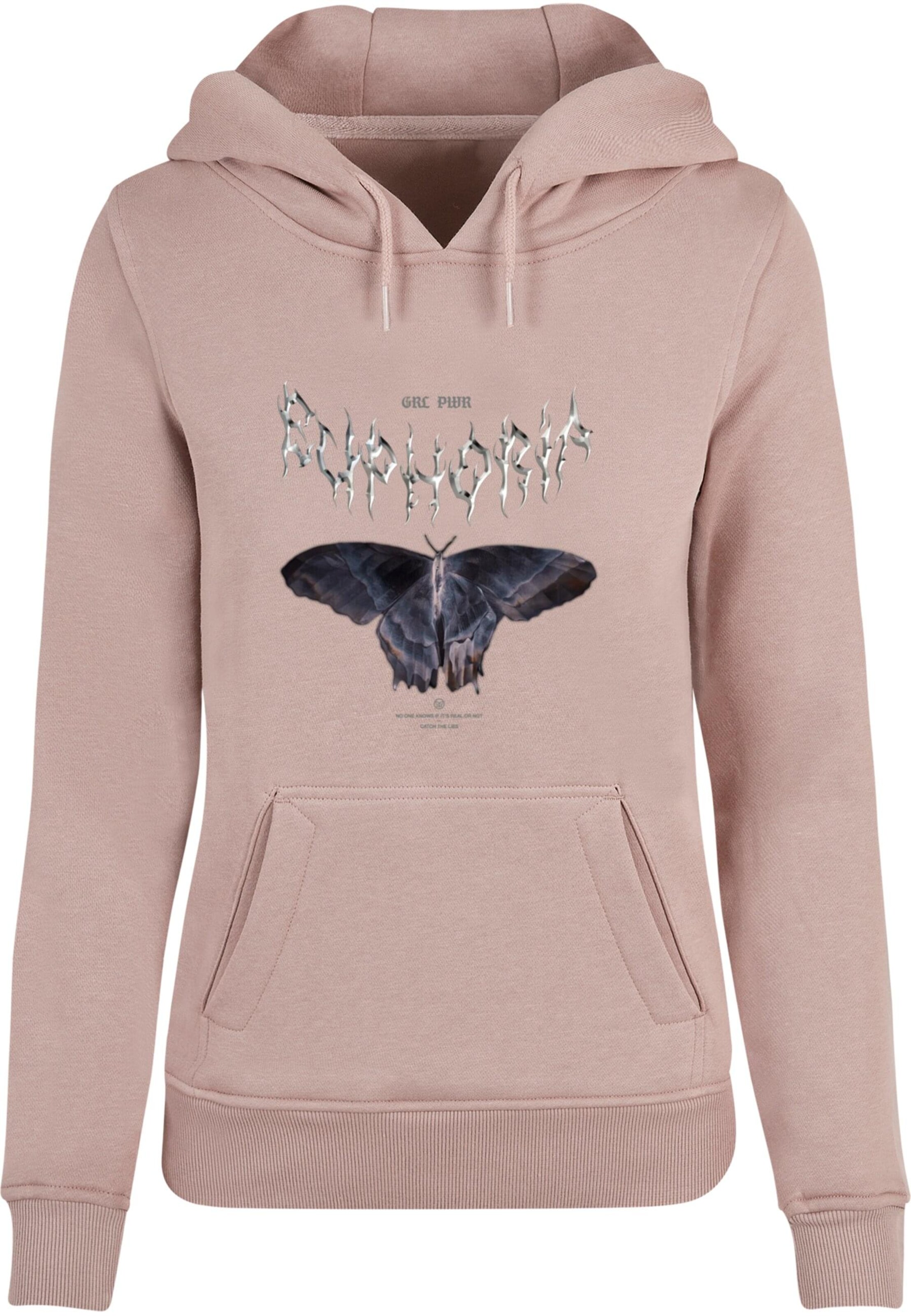 Mister Tee Sweatshirt 'Euphoria' in Pink: front