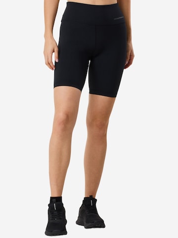 SWEDEMOUNT Skinny Sportbroek 'Core' in Zwart: voorkant