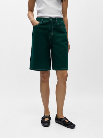 Loosefit Pantalon OBJECT en vert : devant