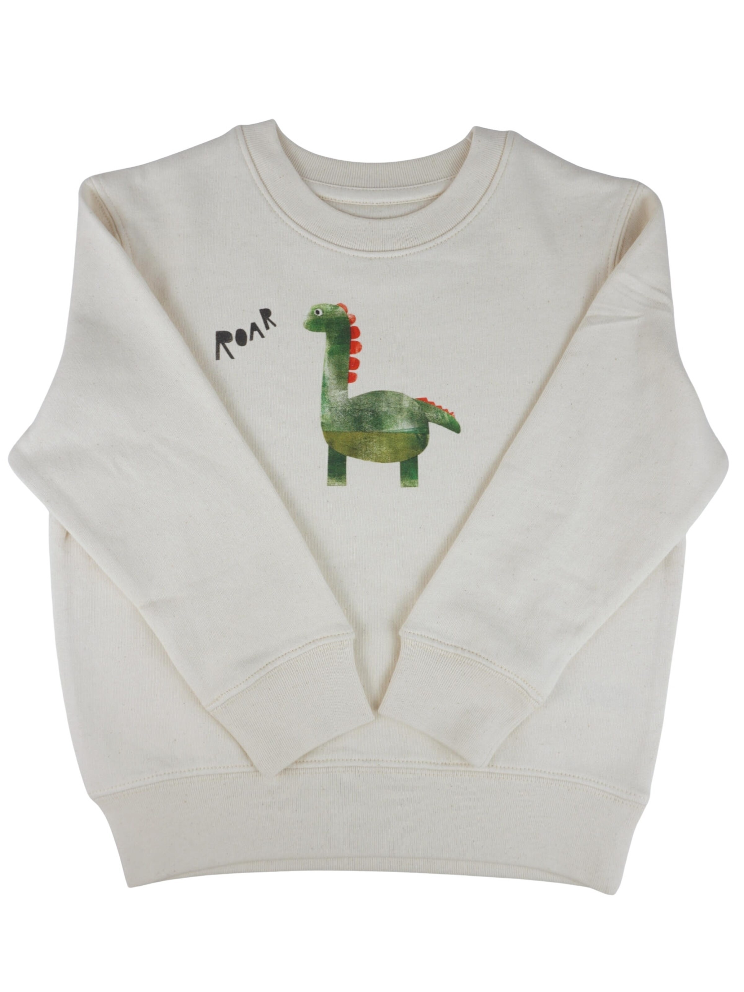 MelaDi Sweatshirt 'Dino' in White: front