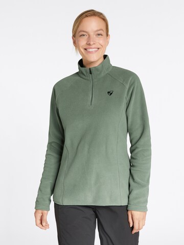 ZIENER Athletic Sweater 'JEMILA' in Green: front