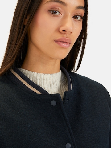 CAMEL ACTIVE Collegejacke aus einem Wollmix in Blau