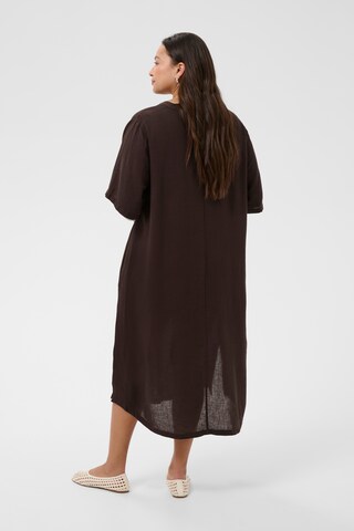KAFFE CURVE Kleid 'KCmille' in Braun