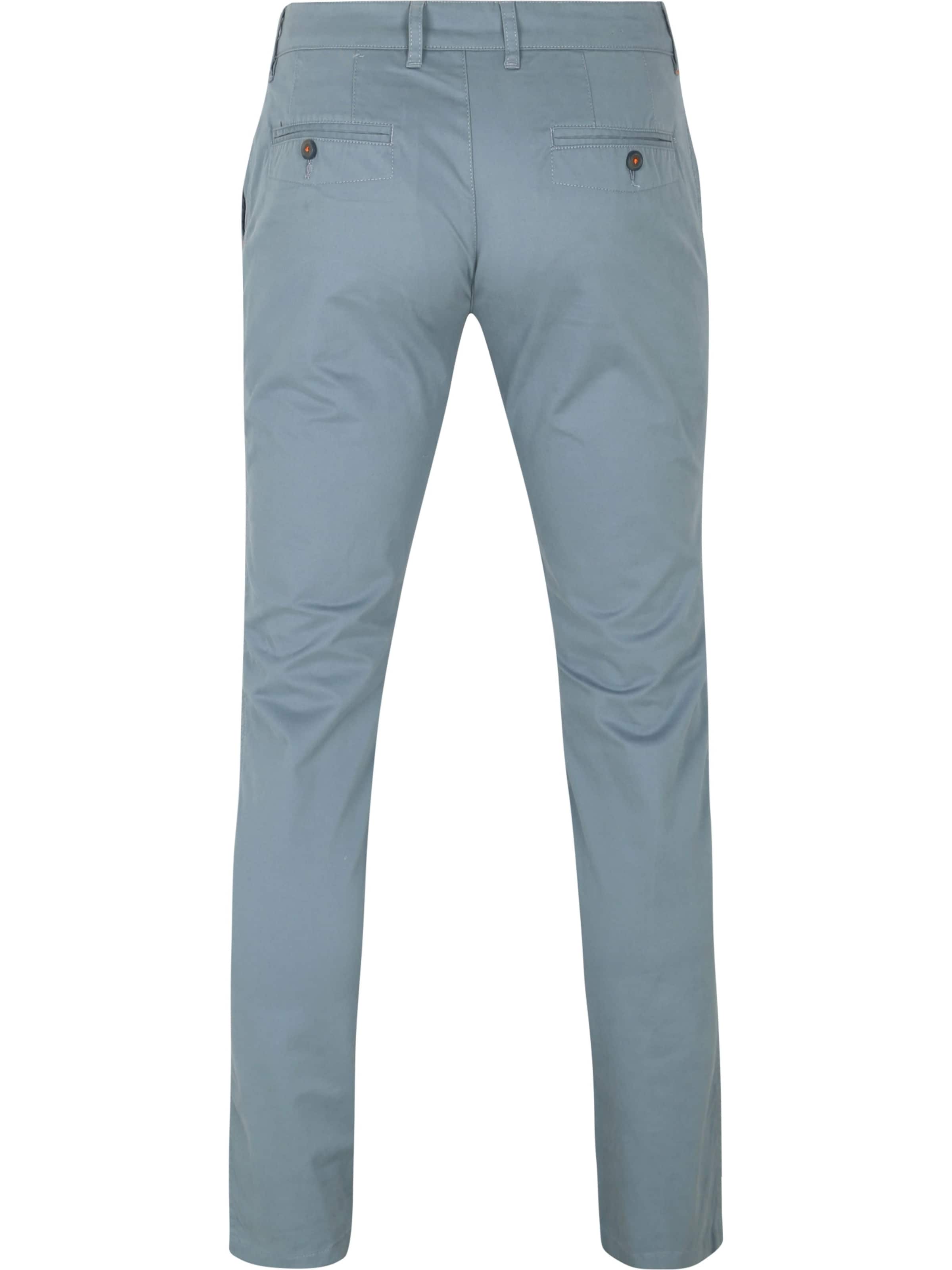 Suitable Regular Chino Pants 'Plato' in Blue
