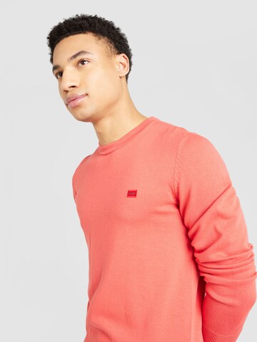 HUGO Sweater 'San Cassius' in Red