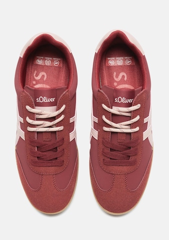 Baskets basses s.Oliver en rouge