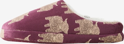 Next Papuče u svijetlosmeđa / burgund, Pregled proizvoda