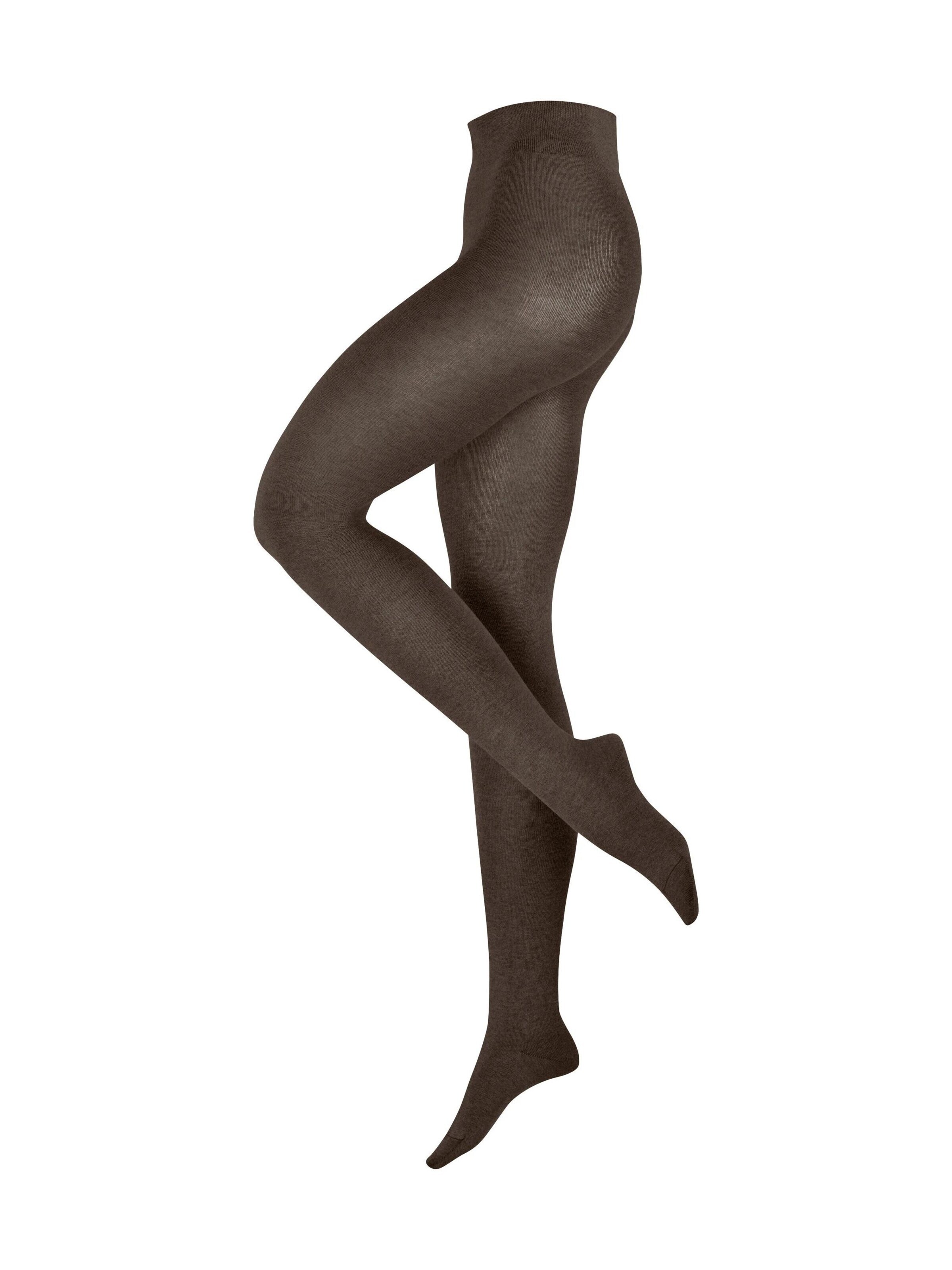ESPRIT Strumpfhose 'Plain'‌‌‌‌‌‌ in Braun: Vorderseite