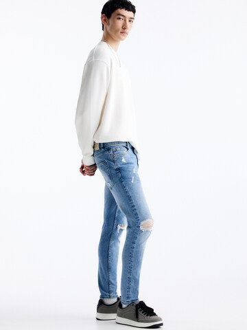 Regular Jeans de la Pull&Bear pe albastru