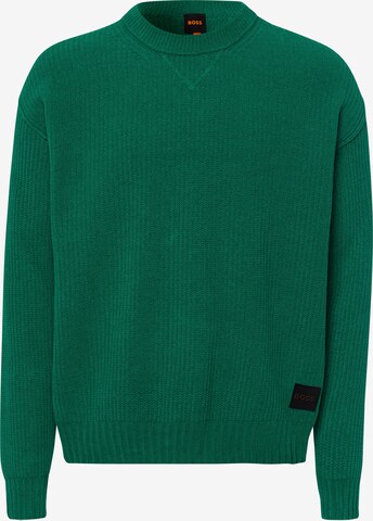 BOSS Sweater in Green: front