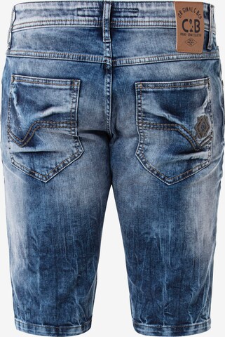 CIPO & BAXX Regular Jeansshorts in Blau