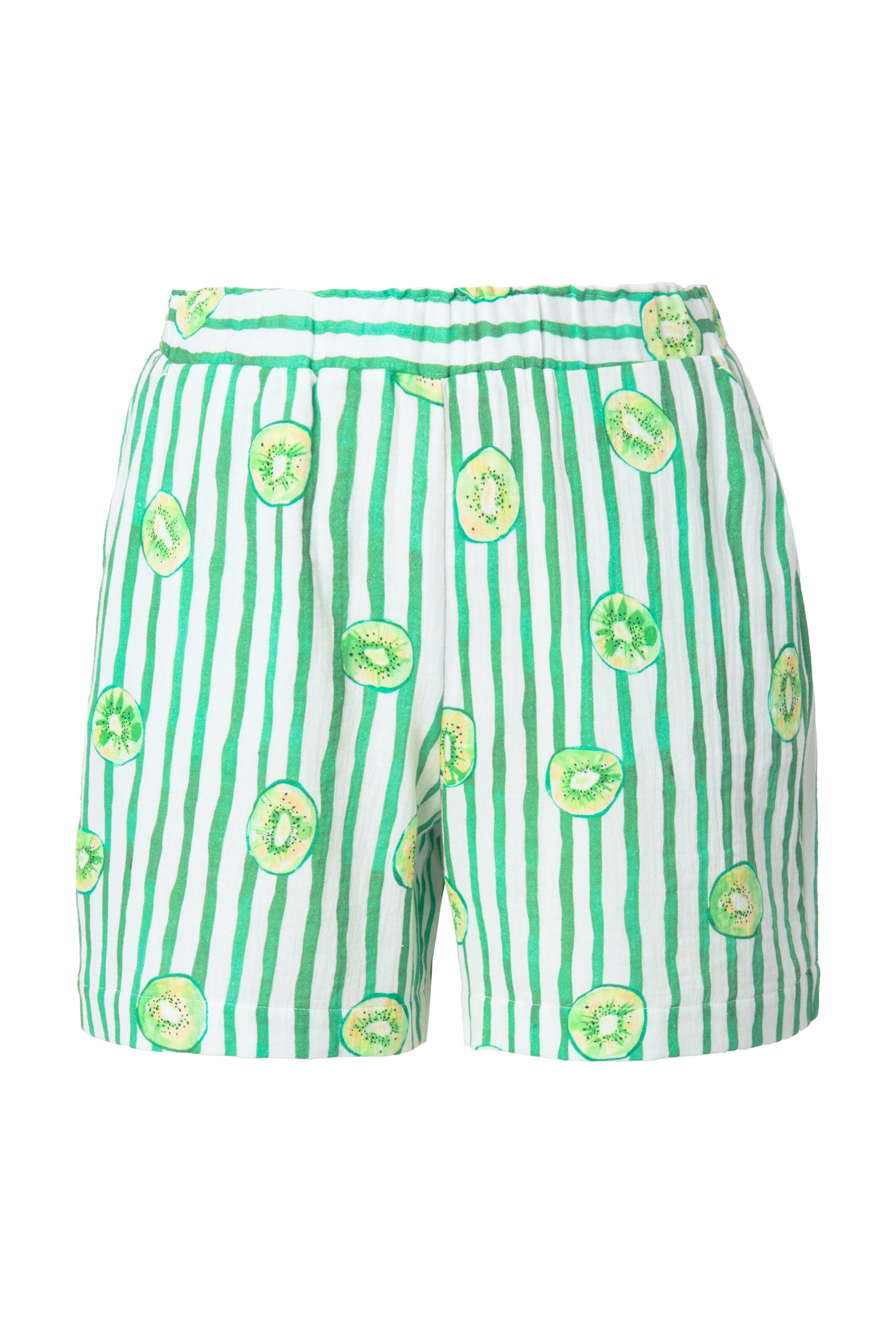 Studio Untold Regular Shorts 'Cheers To 10 Years' in Grün: Vorderseite