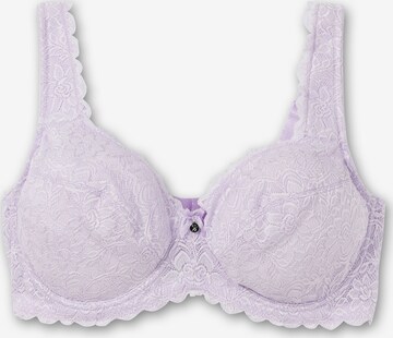 SHEEGO Bralette Bra in Purple: front