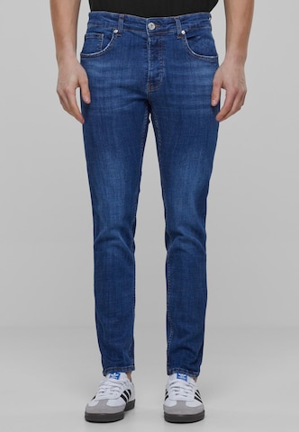 Tapered Jeans di 2Y Premium in blu: frontale