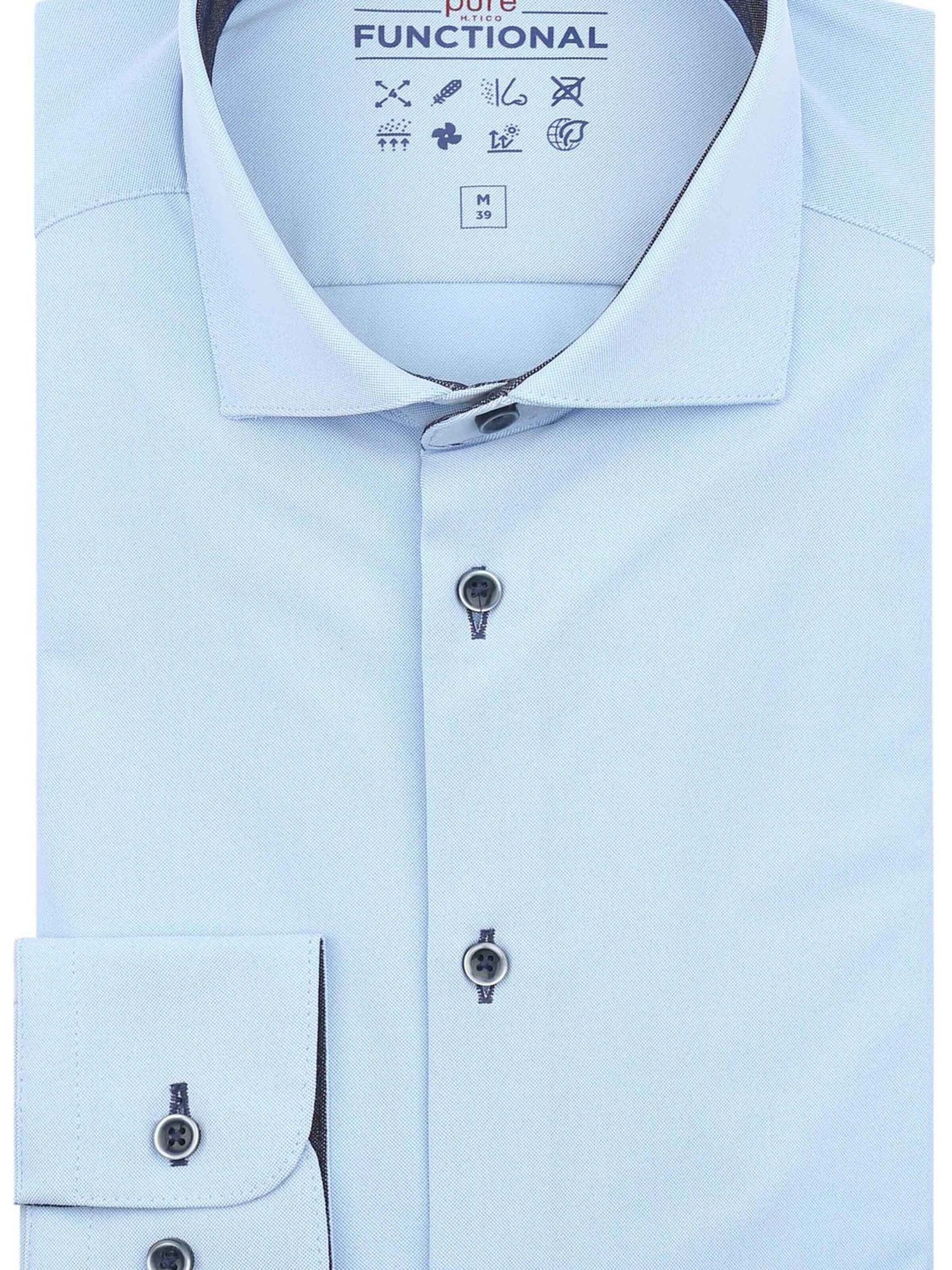 PURE Slim Fit Hemd‌‌‌‌‌ in Blau